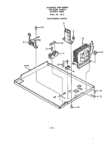 Microwave parts for Roper Electric Range 2872*0A from AppliancePartsPros.com