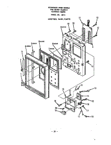 Control Panel parts for Roper Electric Range 2872*0A from AppliancePartsPros.com