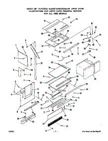 Upper Oven Pedestal parts for Roper Electric Range 2893*0A from AppliancePartsPros.com