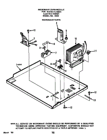 Microwave Parts parts for Roper Electric Range 2893*0A from AppliancePartsPros.com