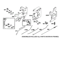 Control Bracket parts for Briggs & Stratton Lawn & Garden Engine 28B700 TO 28B799 (0630,0632,0633) from AppliancePartsPros.com