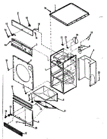 General Assembly parts for Huebsch Dryer 28CG from AppliancePartsPros.com