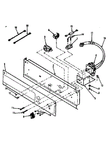 Manual Timer Control Panel parts for Huebsch Dryer 28CG from AppliancePartsPros.com