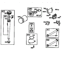 Dipstick parts for Briggs & Stratton Lawn & Garden Engine 28Q700 TO 28Q799 from AppliancePartsPros.com