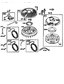Flywheel Assembly parts for Briggs & Stratton Lawn & Garden Engine 28Q700 TO 28Q799 from AppliancePartsPros.com