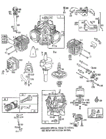 Crankcase And Cylinder Assembly parts for Briggs & Stratton Lawn & Garden Engine 290700 TO 290799 (0100 - 0100) from AppliancePartsPros.com