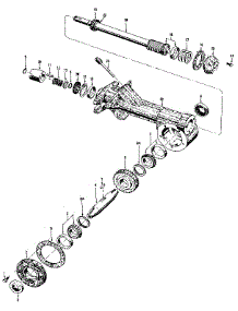 Tiller Attachment Transmission Assemblies parts for Craftsman Tiller 29909 from AppliancePartsPros.com