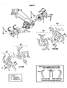 Bolo Tine Assemblies parts for Troy-Bilt Rear-Tine Tiller 29919 from AppliancePartsPros.com