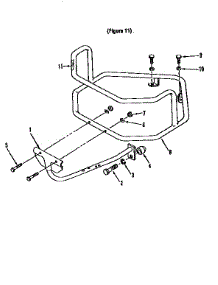 Bumper Attachment parts for Troy-Bilt Rear-Tine Tiller 29919 from AppliancePartsPros.com