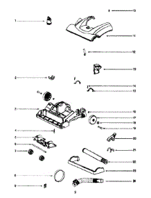 Base Parts parts for Eureka Upright Vacuum 2997BVZ from AppliancePartsPros.com