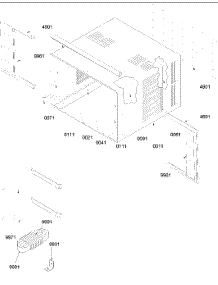 Outer Case Assembly parts for Amana Room Air Conditioner 29M43PC-P1214824R from AppliancePartsPros.com