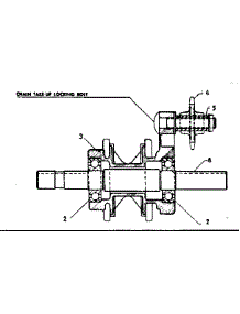 Idler Housing Assembly parts for Huebsch Dryer 30-30 from AppliancePartsPros.com