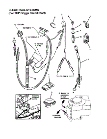 Electrical Systems parts for Snapper Rear-Engine Riding Mower 301022BE from AppliancePartsPros.com