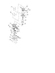 Gear / Motor Assembly parts for Mantis Hedge Trimmer 3020 from AppliancePartsPros.com