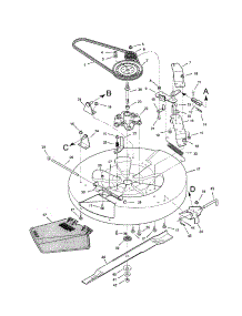 Mower Housing parts for Murray Rear-Engine Riding Mower 30550H from AppliancePartsPros.com