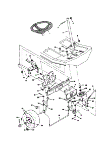 Steering parts for Murray Rear-Engine Riding Mower 30560F from AppliancePartsPros.com