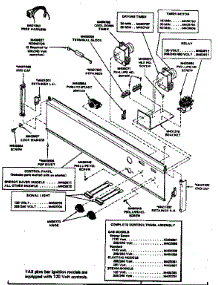 Control Panel Assembly (Manual) parts for Huebsch Dryer 30CG from AppliancePartsPros.com