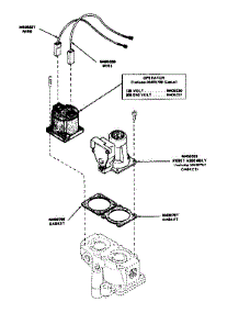 Standing Pilot Gas Valve Breakdown parts for Huebsch Dryer 30CG from AppliancePartsPros.com