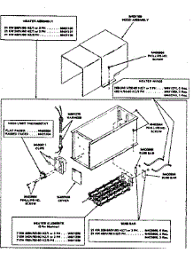 Electric Heater Assembly parts for Huebsch Dryer 30CG from AppliancePartsPros.com