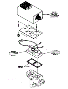Automatic Ignition Gas Valve Breakdown parts for Huebsch Dryer 30EG from AppliancePartsPros.com