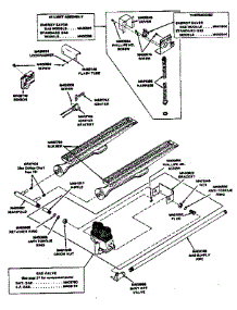 Gas Heater Assembly (Glow-Bar Ignition) parts for Huebsch Dryer 30EG from AppliancePartsPros.com
