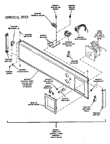 Control Panel Assembly (Coin) parts for Huebsch Dryer 30WG from AppliancePartsPros.com