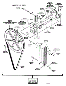 Idler Drive Components parts for Huebsch Dryer 30WG from AppliancePartsPros.com