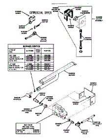 Burner Assembly parts for Huebsch Dryer 30WG from AppliancePartsPros.com