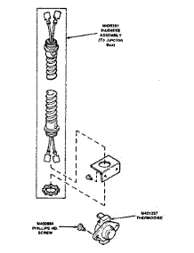 Cabinet High Limit And Harness Assembly parts for Huebsch Dryer 30WG from AppliancePartsPros.com