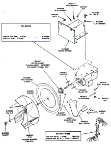 Fan And Motor Assembly parts for Huebsch Dryer 30XG from AppliancePartsPros.com