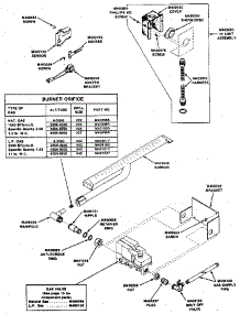 Burner Assembly parts for Huebsch Dryer 30XG from AppliancePartsPros.com