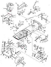 Frame, Lift And Steering Assembly parts for Troy-Bilt Front-Engine Lawn Tractor 3114HR from AppliancePartsPros.com