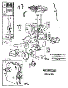 Replacement Parts parts for Briggs & Stratton Lawn & Garden Engine 3116-01 (130200 - 130299) from AppliancePartsPros.com