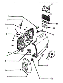 Base Assembly parts for Eureka Canister Vacuum 3134A from AppliancePartsPros.com