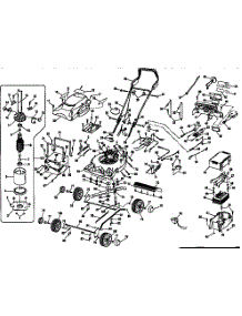 Main Frame parts for Craftsman Electric Walk-Behind Mower 315370270 from AppliancePartsPros.com