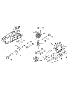 Motor parts for Craftsman Hedge Trimmer 315797640 from AppliancePartsPros.com