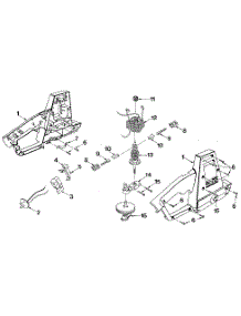 Motor parts for Craftsman Line Trimmer 315797650 from AppliancePartsPros.com