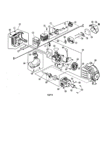 Shortblock / Fuel Tank parts for Craftsman Front-Tine Tiller 316240320 from AppliancePartsPros.com