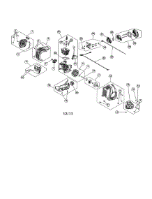 Short Block / Fuel Tank parts for Craftsman Gas Line Trimmer 316711170 from AppliancePartsPros.com