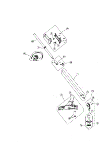 Throttle / Gearbox parts for Craftsman Gas Line Trimmer 316711200 from AppliancePartsPros.com