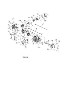 Starter Housing / Fuel Tank parts for Craftsman Gas Line Trimmer 316711471 from AppliancePartsPros.com
