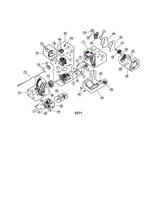 Short Block / Fuel Tank parts for Craftsman Gas Line Trimmer 316711930 from AppliancePartsPros.com
