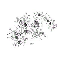 Short Block / Fuel Tank parts for Craftsman Gas Line Trimmer 316711970 from AppliancePartsPros.com