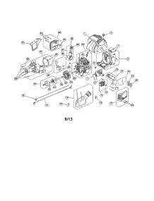 Starter Housing / Fuel Tank parts for Craftsman Gas Line Trimmer 316731700 from AppliancePartsPros.com
