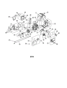 Shortblock / Fuel Tank / Starter parts for Craftsman Gas Line Trimmer 316731701 from AppliancePartsPros.com