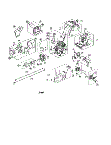 Short Block / Fuel Tank parts for Craftsman Gas Line Trimmer 316731933 from AppliancePartsPros.com