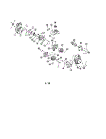 Short Block / Fuel Tank / Muffler parts for Craftsman Gas Line Trimmer 31679111 from AppliancePartsPros.com