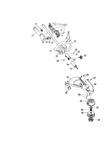 Shield / Handle / Drive Shaft parts for Craftsman Gas Line Trimmer 31679112-2008 from AppliancePartsPros.com