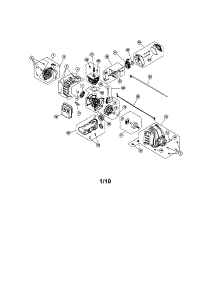 Short Block / Fuel Tank parts for Craftsman Gas Line Trimmer 316791190 from AppliancePartsPros.com