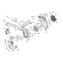 Tubes / Impeller / Engine Cover parts for Craftsman Gas Leaf Blower 316791650 from AppliancePartsPros.com
